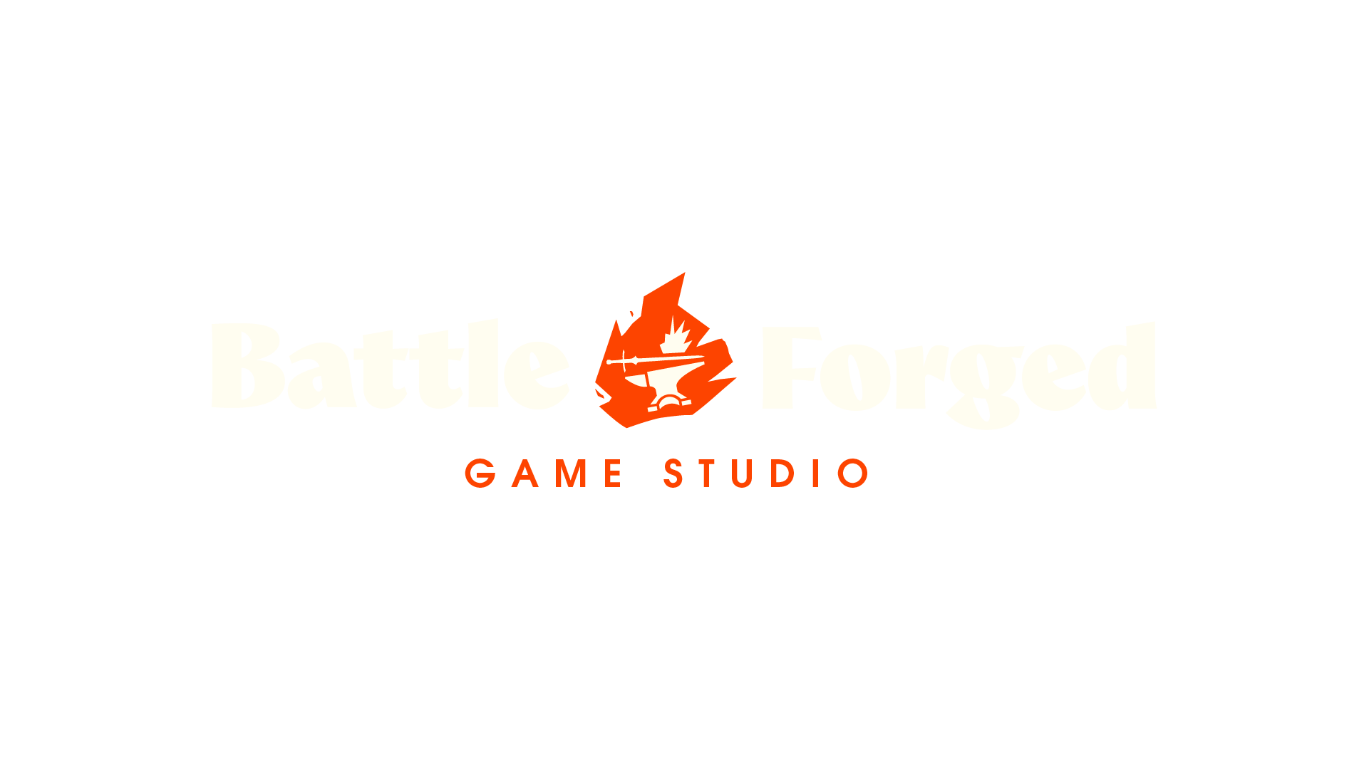 Battle Forged Game Studio light logo lockup