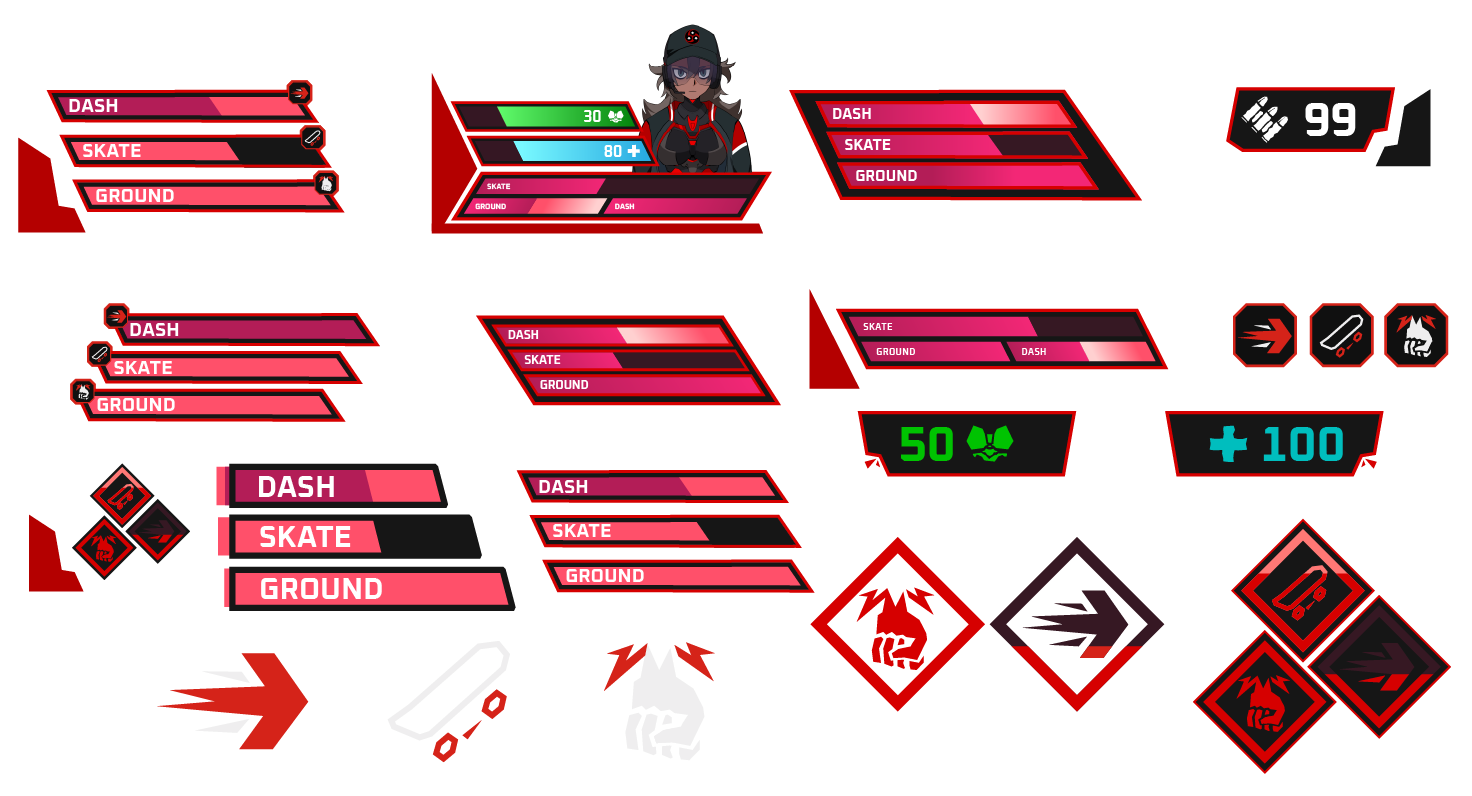 FIRESTARTERS UI element exploration sheet