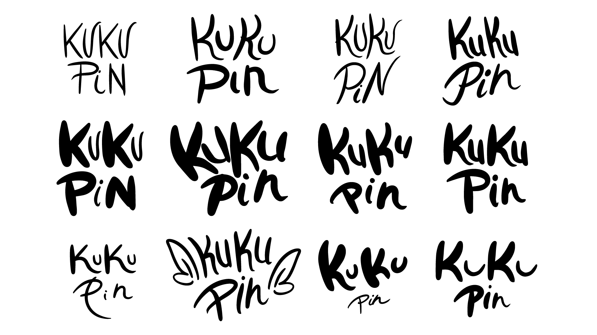 Kukupin hand lettering exploration
