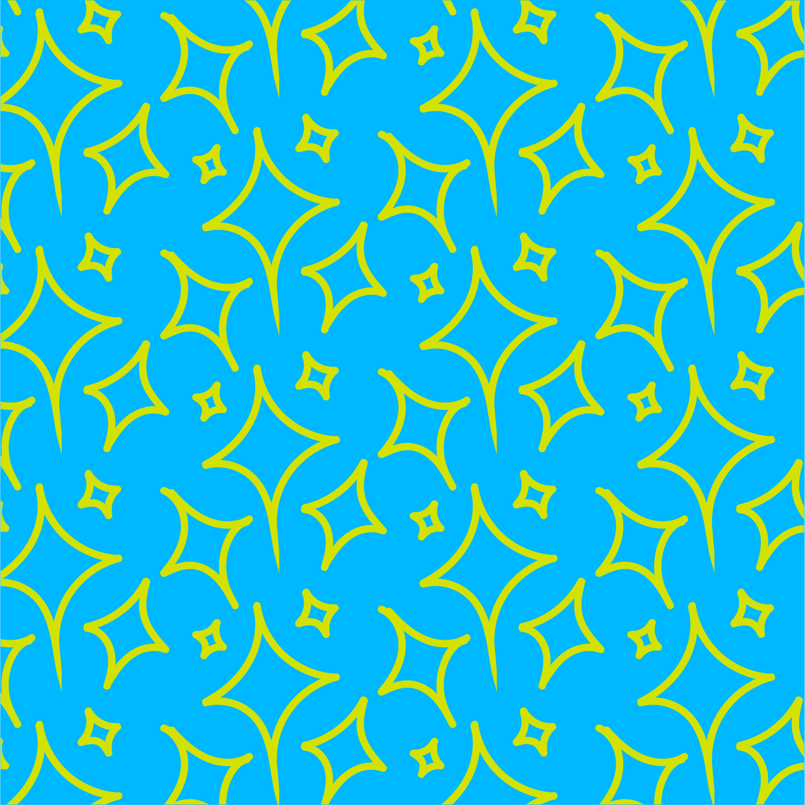 Blue sparkle repeat pattern