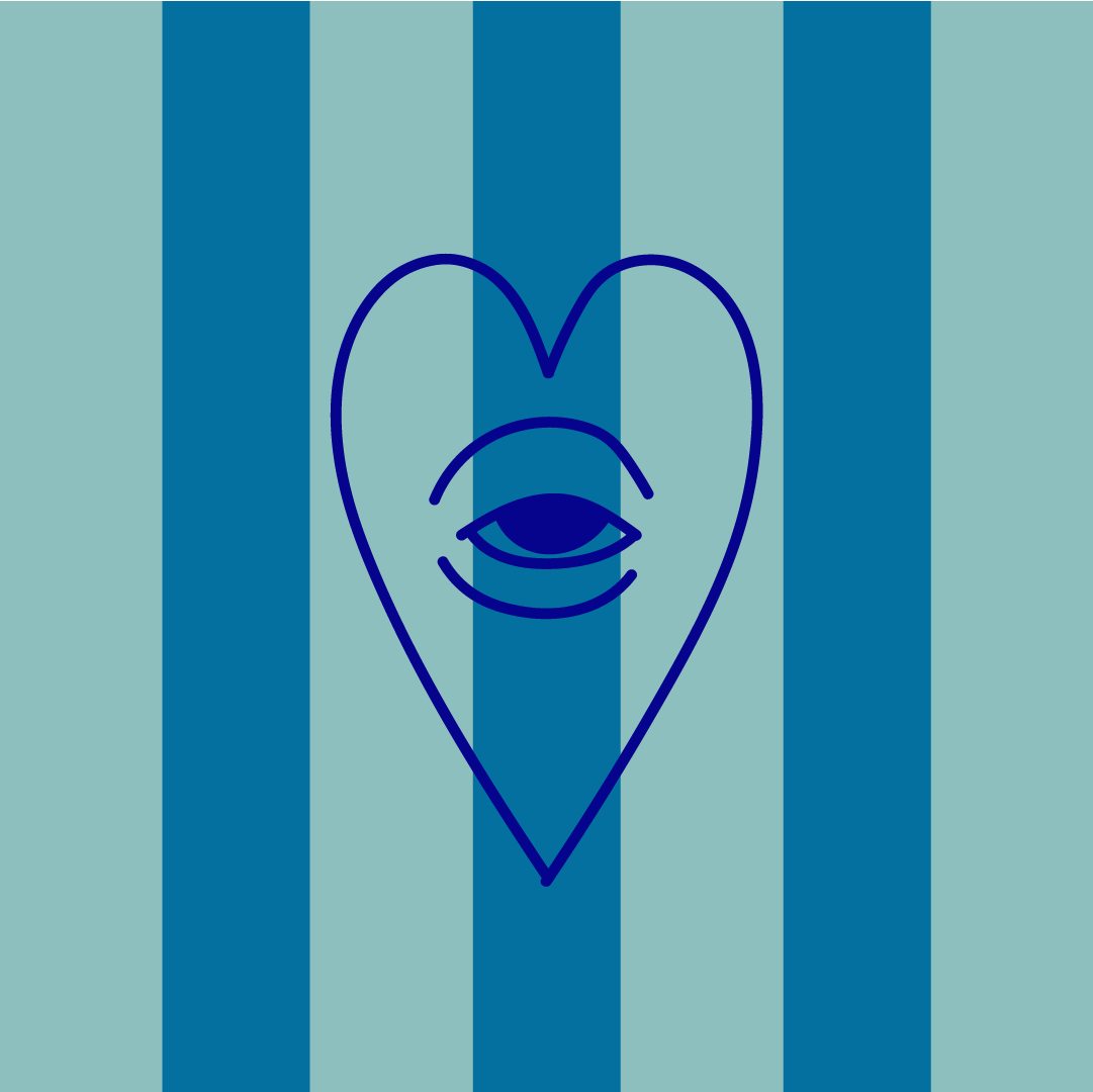 Lart Decor symbol on striped background