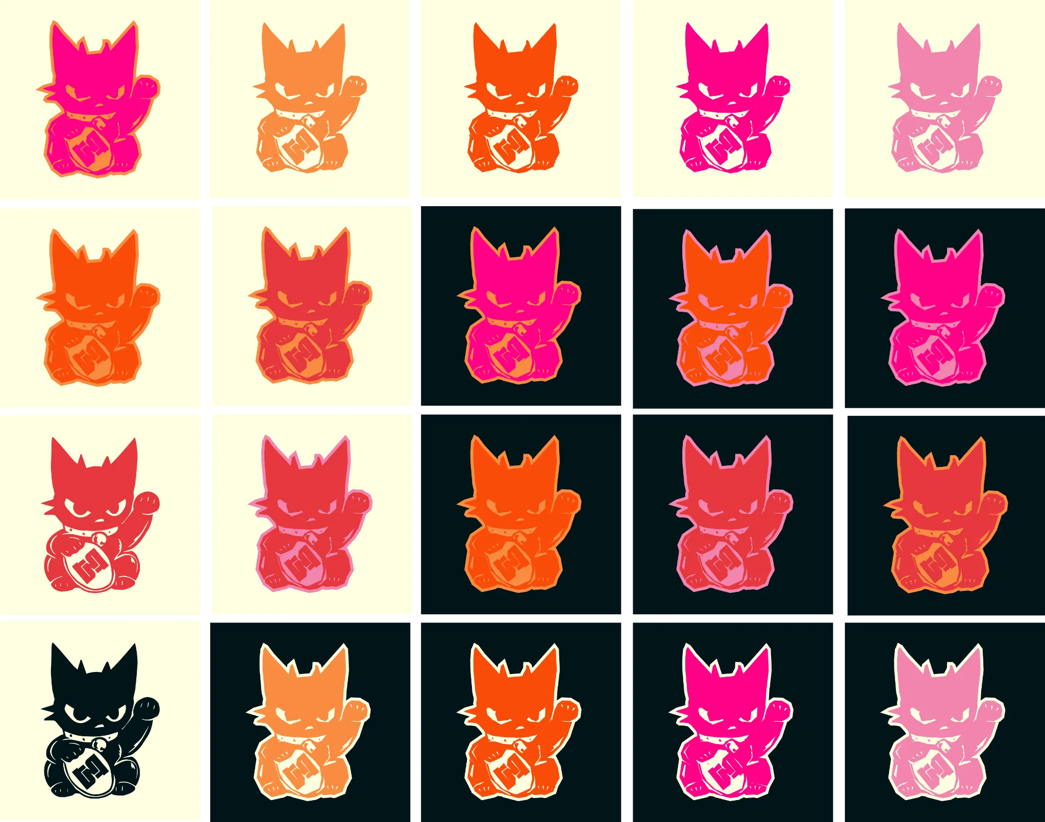 TNT Creative Studio mascot design explorations